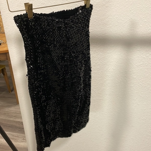 80s sequin tube skirt/dress - Picture 4 of 5